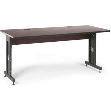 KENDALL HOWARD Kendall Howard Classroom Training Table - Adjustable Height - 30in x 72in - African Mahogany 5500-3-004-36